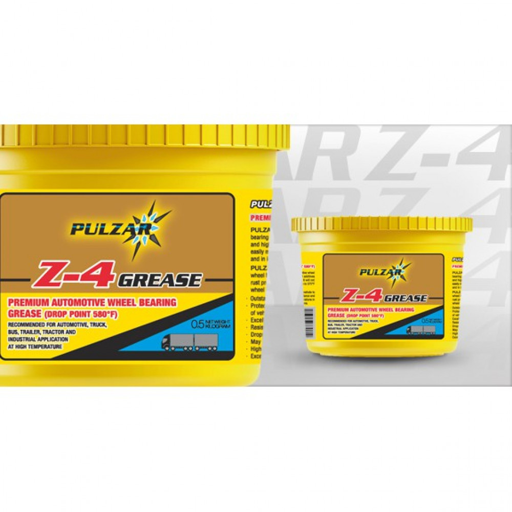 0.5KG (500G) PULZAR Z-4 PREMIUM SEMY SYNTHENTIC HIGH TEMPERATURE GREASE