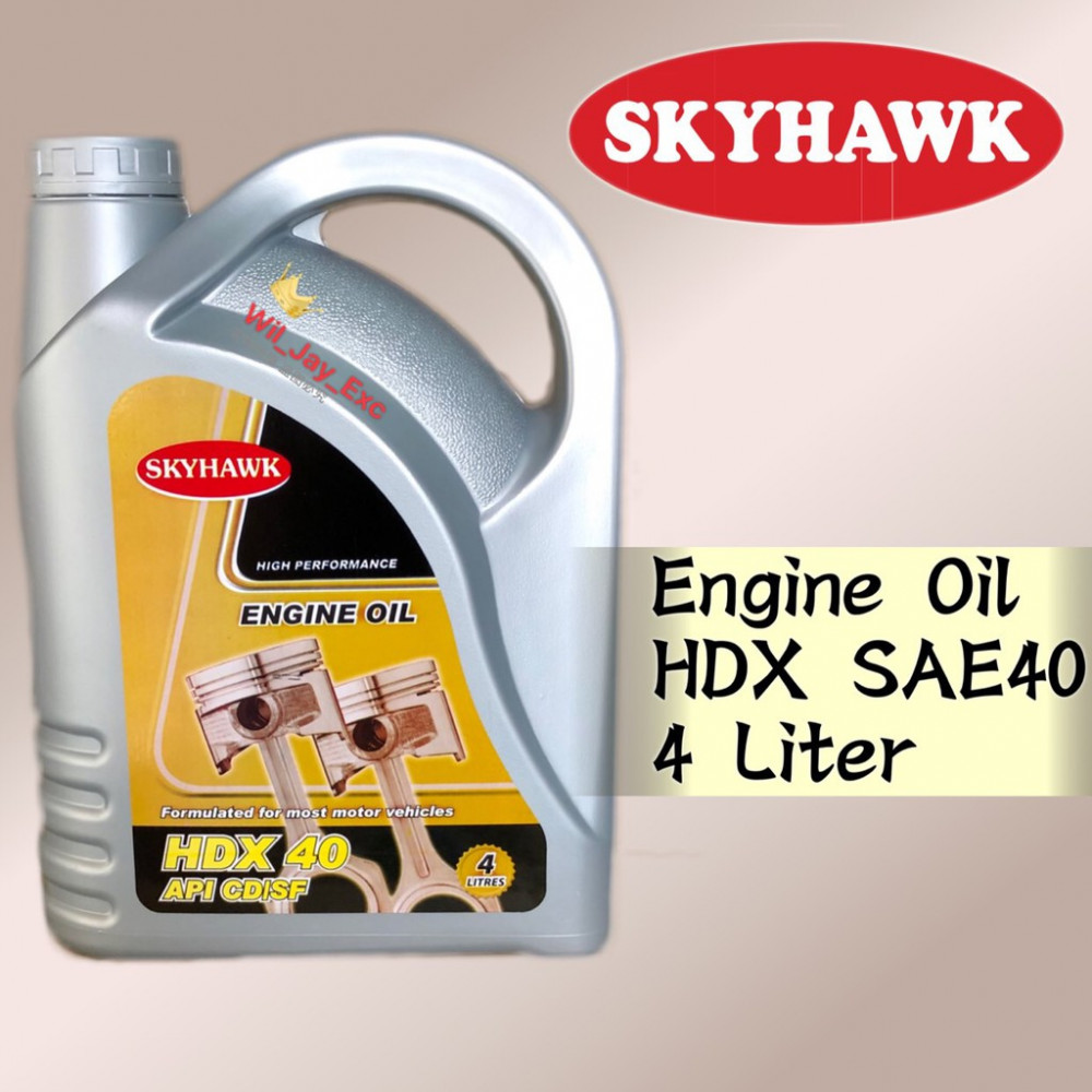 4 LITER SKYHAWK HDX SAE40 ENGINE OIL SAE 40 4 LITER SKYHAWK HDX SAE40 ENGINE OIL SAE 40