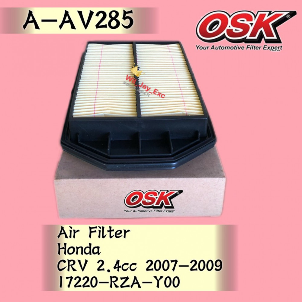 OSK AIR FILTER A-AV285 HONDA CRV CR-V 2.4CC 2007-2009 A-NAV343