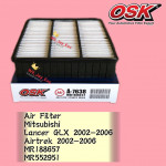 OSK AIR FILTER A-7638 MITSUBISHI LANCER GLX 2002-2006, AIRTREK 2002-2006