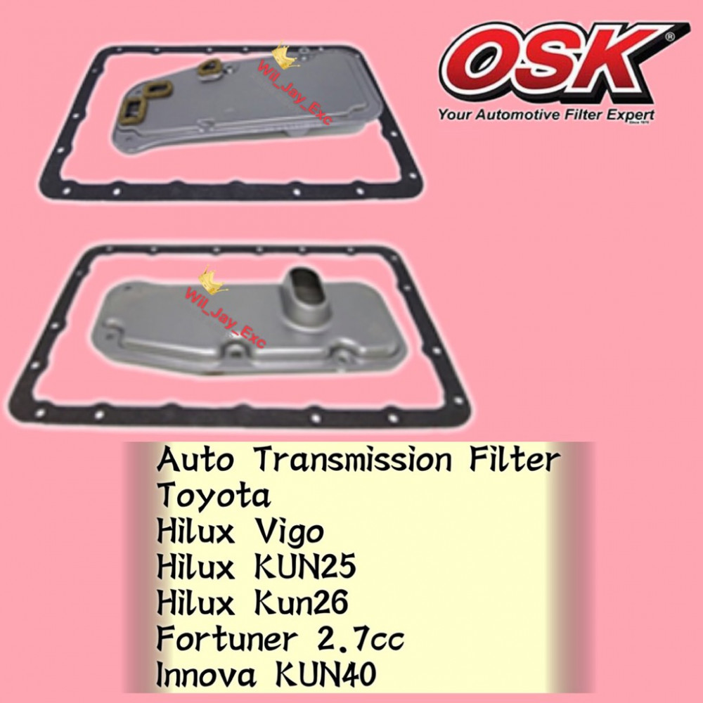 OSK T-1804 AUTO TRANSMISSION FILTER STRAINER WITH GASKET ATF FILTER OSK T-1804 AUTO TRANSMISSION FILTER STRAINER WITH GASKET ATF FILTER