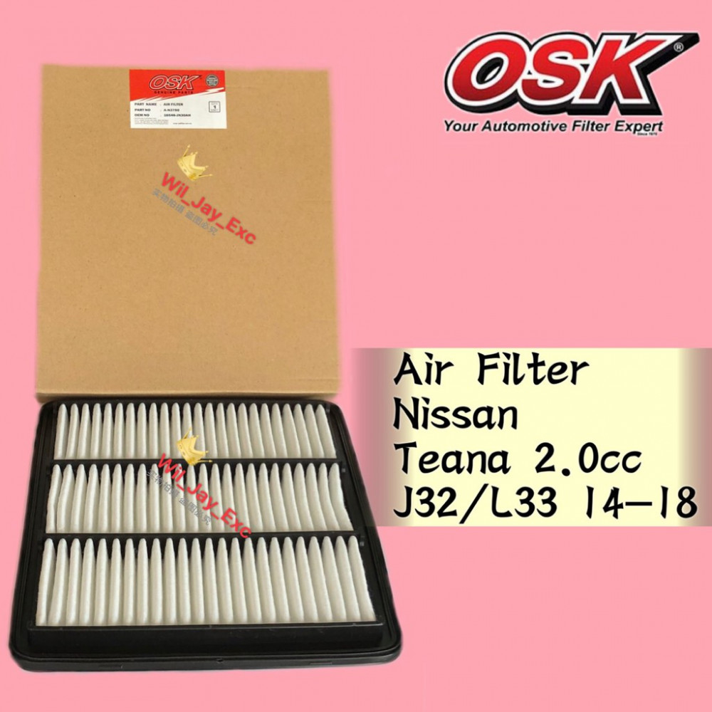 OSK AIR FILTER A-N3780 NISSAN TEANA 2.0CC J32/L33