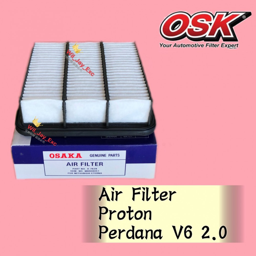 OSK AIR FILTER A-7628 PROTON PERDANA V6 OSK AIR FILTER A-7628 PROTON PERDANA V6