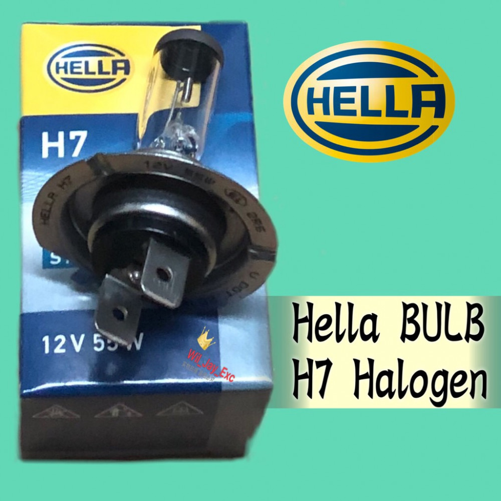 HELLA 12V/55W Halogen Standard Bulb H7 