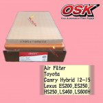 OSK AIR FILTER AU-N1804 TOYOTA CAMRY HYBRID,LEXUS ES200,ES250,HS250,LS460,LS600H