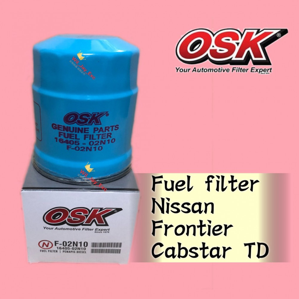 OSK FUEL FILTER F-02N10 NISSAN FRONTIER, CABSTAR TD27 DIESEL FILTER