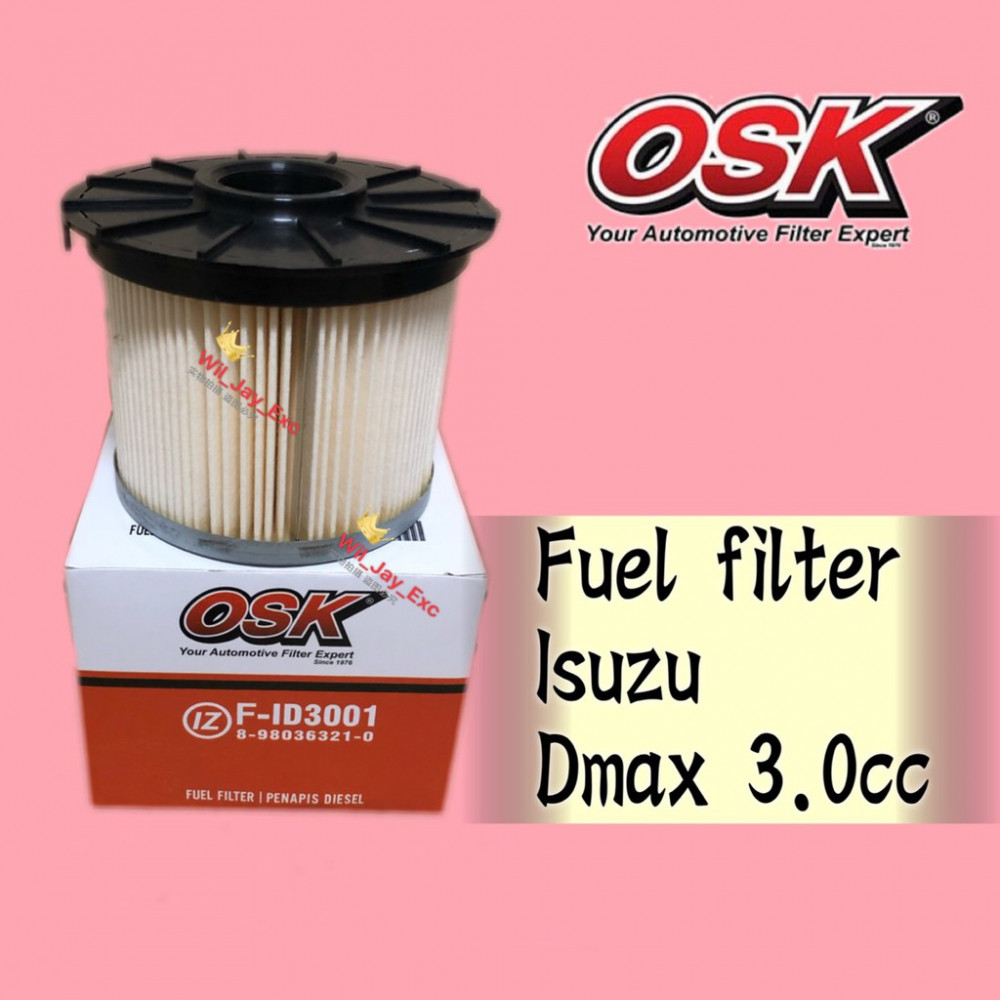 OSK FUEL FILTER F-ID3001 ISUZU DMAX 3.0CC DIESEL FILTER OSK FUEL FILTER F-ID3001 ISUZU DMAX 3.0CC DIESEL FILTER