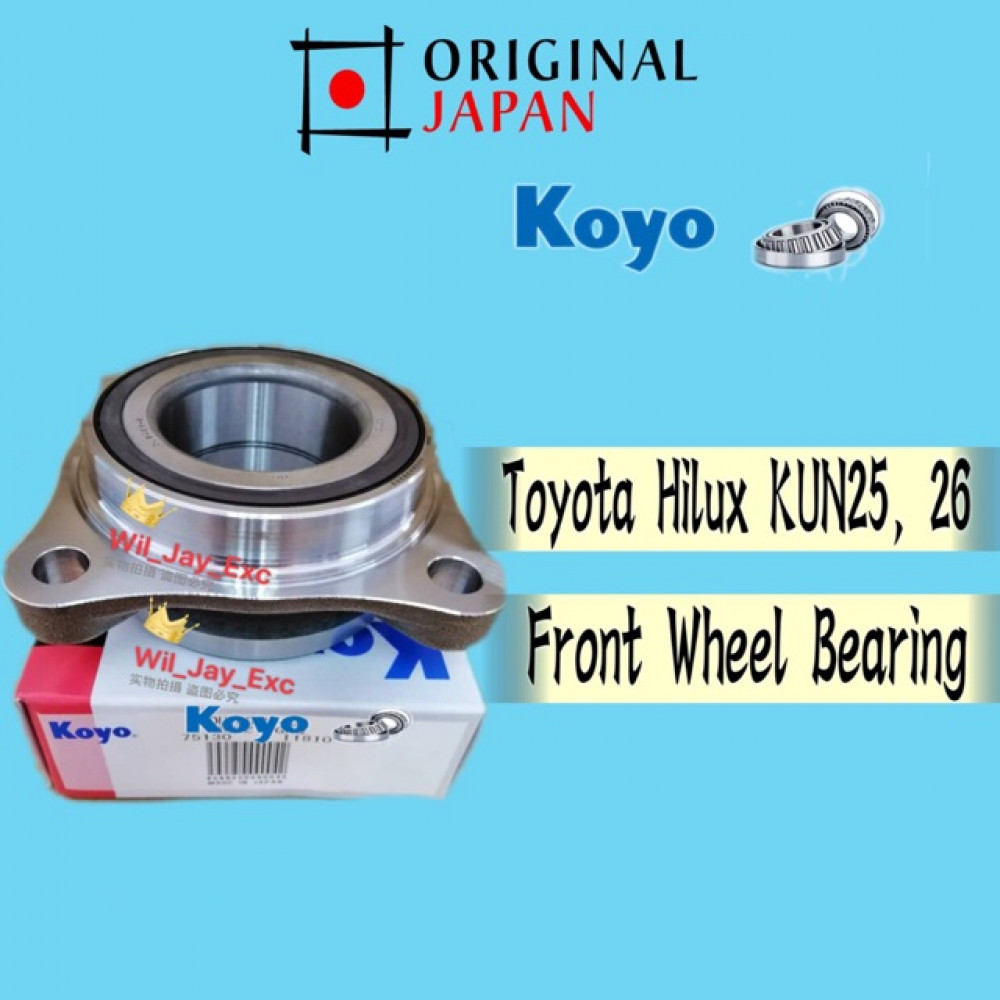 TOYOTA HILUX FRONT WHEEL BEARING KUN25 , KUN26 ( KOYO JAPAN)