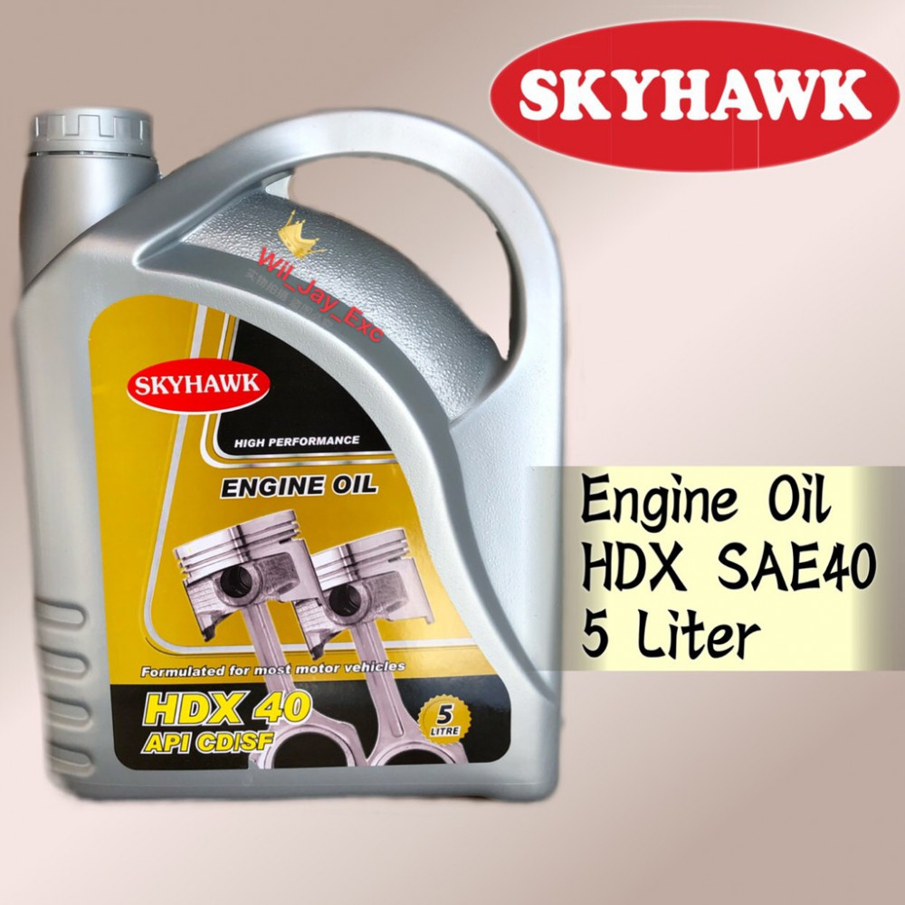 5 LITER SKYHAWK HDX SAE40 ENGINE OIL SAE 40 5 LITER SKYHAWK HDX SAE40 ENGINE OIL SAE 40
