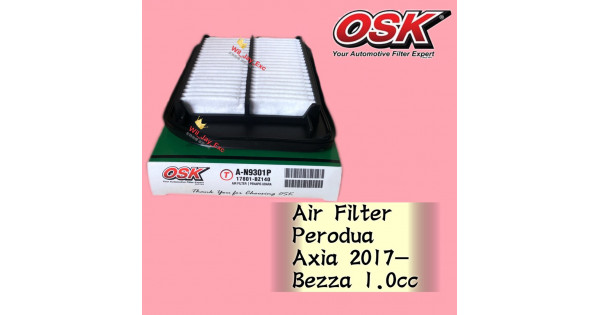 OSK AIR FILTER A-N9301P AXIA 2017,BEZZA 1.0CC