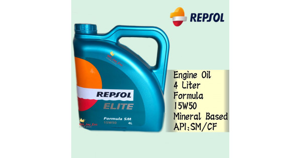REPSOL 15W50 ELITE FORMULA 4 LITER ENGINE OIL