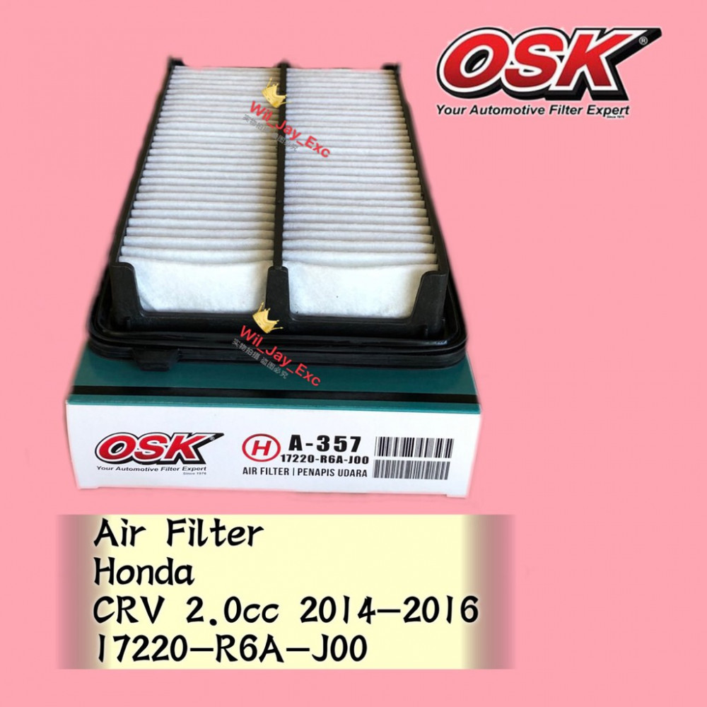 OSK AIR FILTER AN357 HONDA CRV CRV 2.0CC 20142016