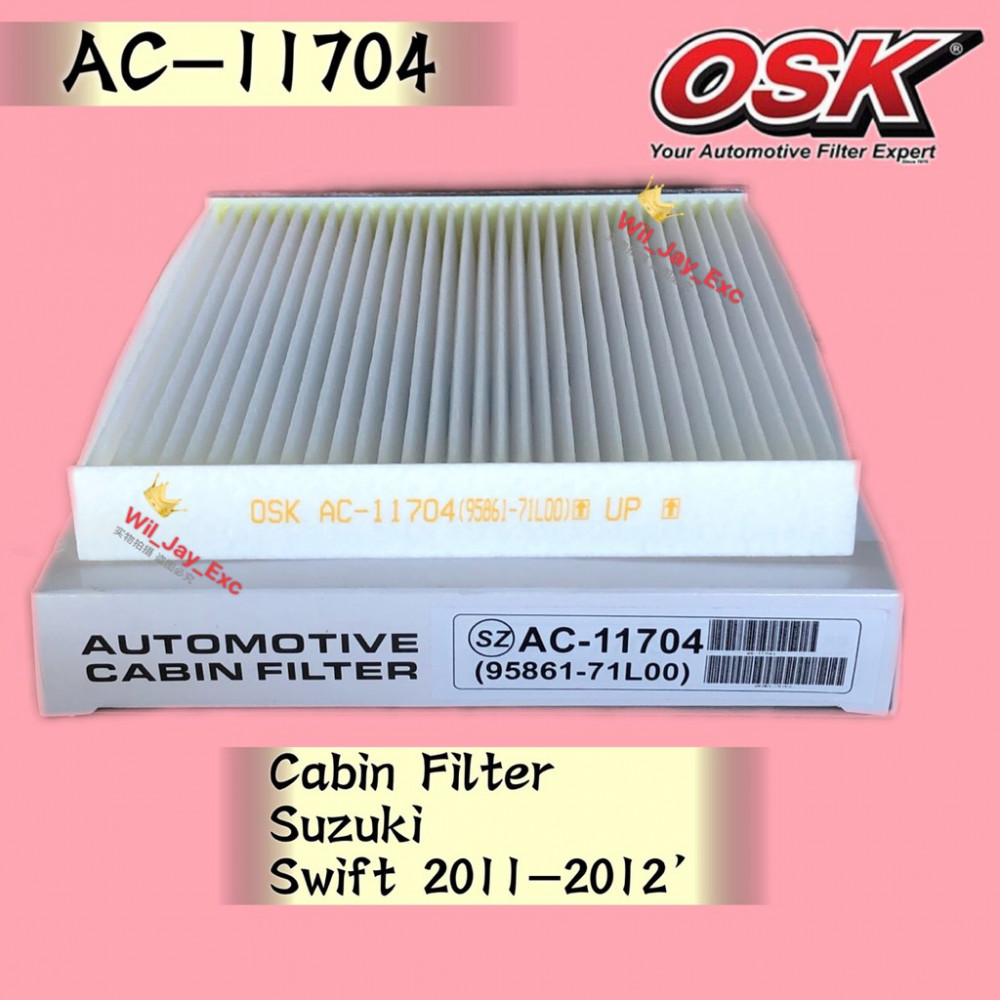 OSK CABIN FILTER AC11704 SUZUKI SWIFT 20112012 AIRCOND FILTER