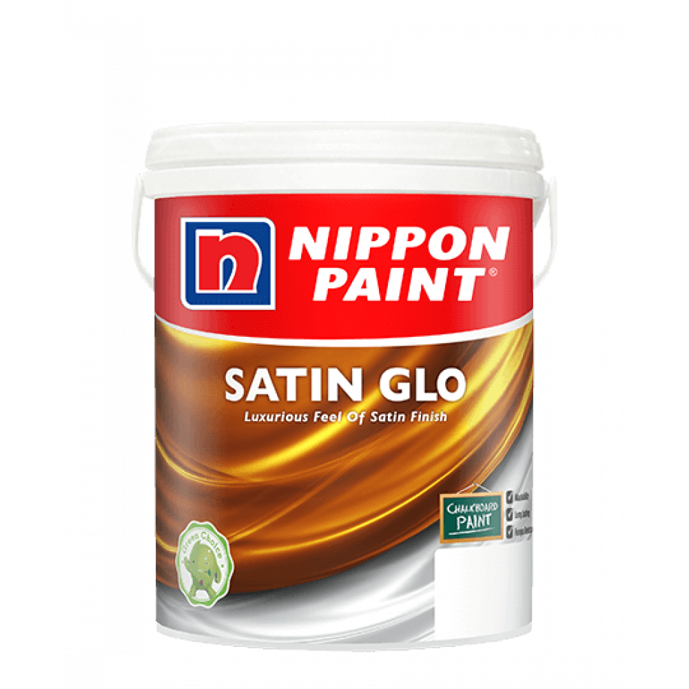 5L NIPPON  Paint  Satin Glo Interior Indoor Wall Cat  Dinding 