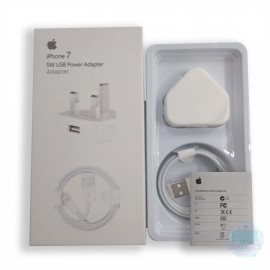 image of Original Import iPhone 7 Charger iPhone USB Cable and 5W USB Power Adapter