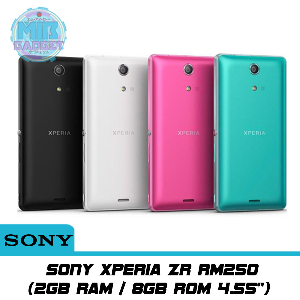 Sony Xperia ZR 2GB RAM / 8GB ROM Sony Xperia ZR 2GB RAM / 8GB ROM