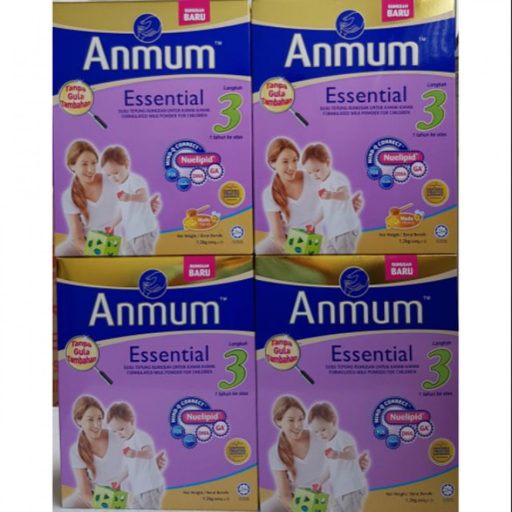 Anmum Essential 1.1kg Step 3: For children 1 year old and above Anmum Essential 1.1kg Step 3: For children 1 year old and above