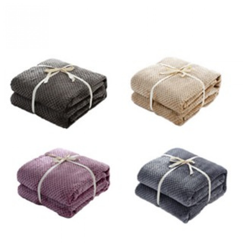 Mesh Blanket Queen Size - Smoke Blue/Purple/Brown/Camel Mesh Blanket Queen Size - Smoke Blue/Purple/Brown/Camel