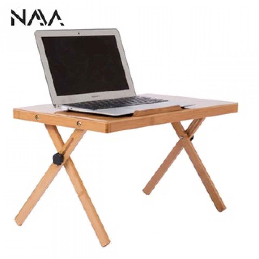 Convenient Portable Wooden Mini Adjustable Bed Table Set Convenient Portable Wooden Mini Adjustable Bed Table Set