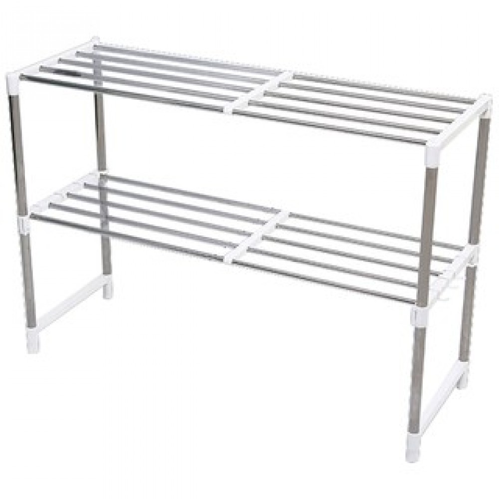 Extendable 2-Layer Kitchen Rack 7009 (49cm-90cm) Extendable 2-Layer Kitchen Rack 7009 (49cm-90cm)