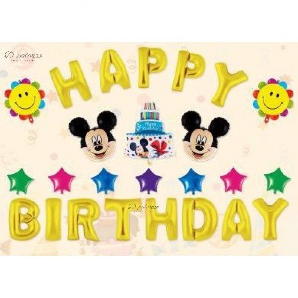 Mickey Mouse Birthday Decoration Balloon 米奇生日 Mickey Mouse Birthday Decoration Balloon 米奇生日