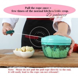 image of Multi-Functional Easy Manual Hand Pull Garlic Speedy Chopper For Garlic Vegs etc