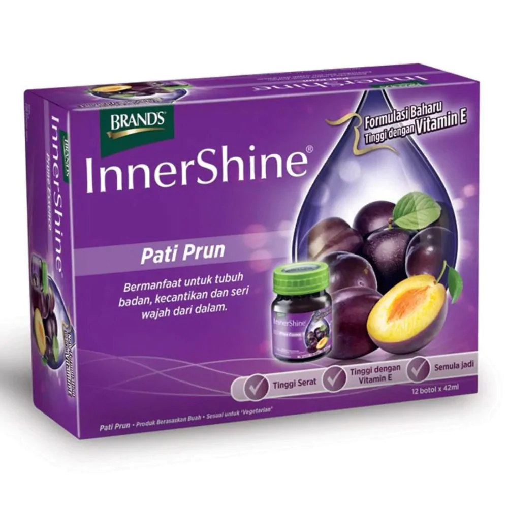 BRAND'S InnerShine Prune Essence 12 X 42mL BRAND'S InnerShine Prune Essence 12 X 42mL