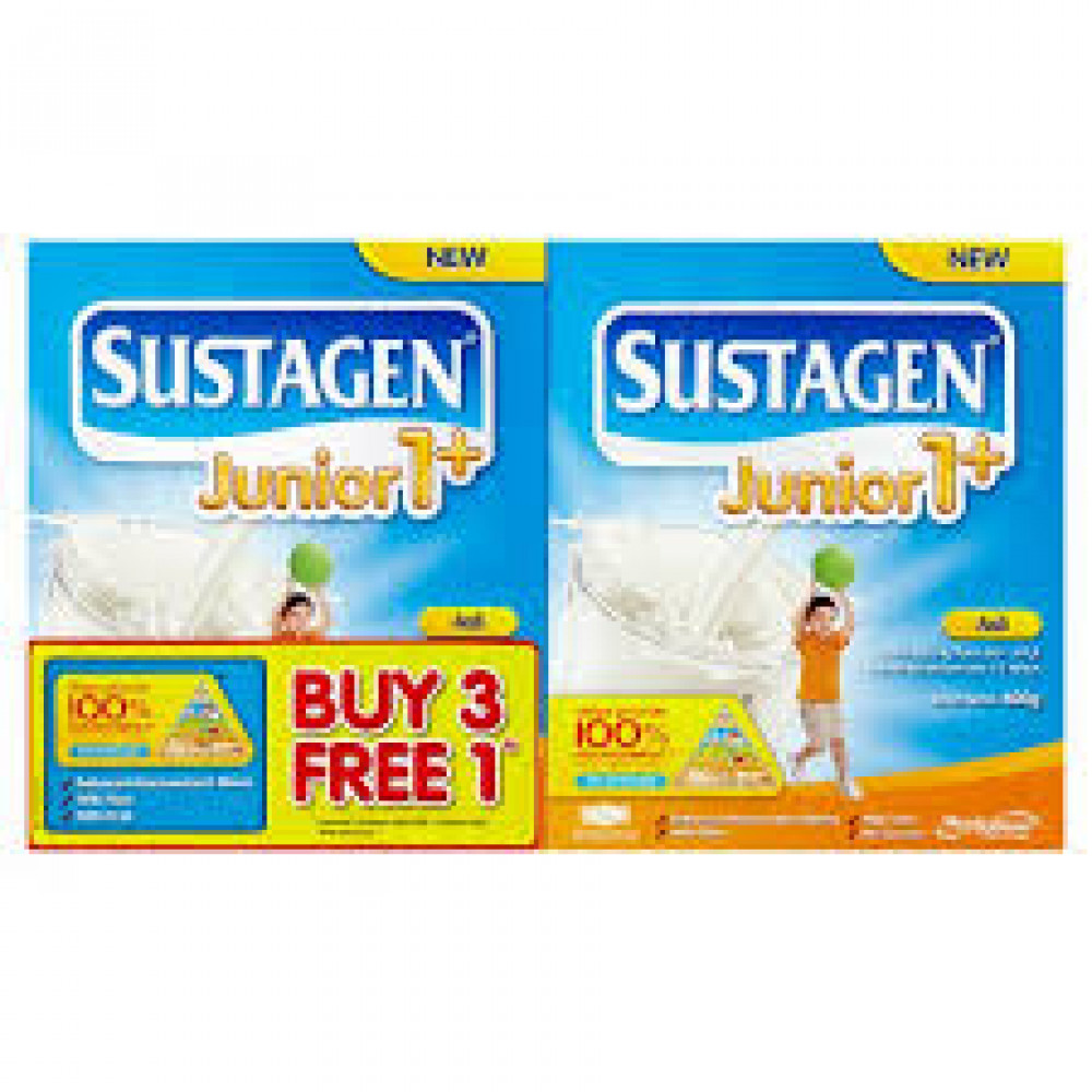 SUSTAGEN JUNIOR 1 ASLI 600G 3+1 (2.4KG) SUSTAGEN JUNIOR 1 ASLI 600G 3+1 (2.4KG)