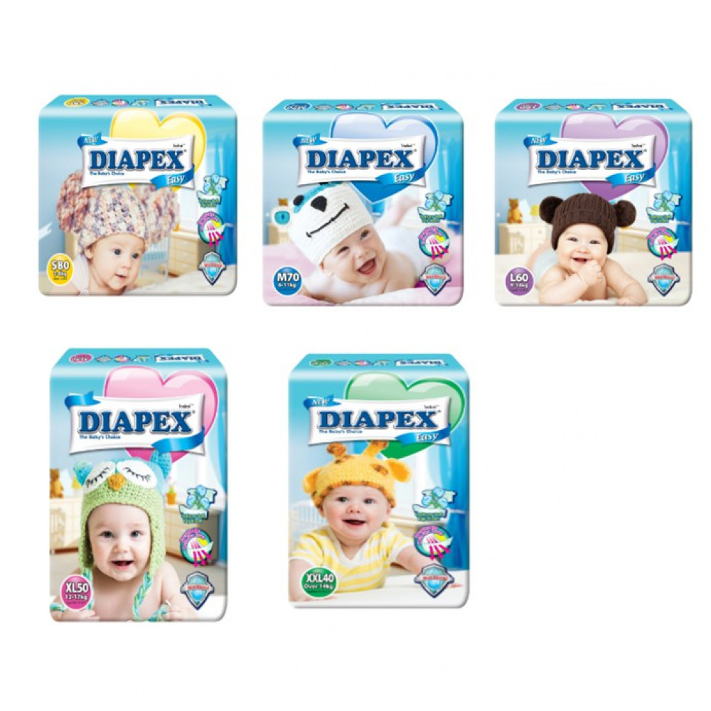Diapex Easy Tape ONEPACK【M70/L60/XL50/XXL40】 Diapex Easy Tape ONEPACK【M70/L60/XL50/XXL40】