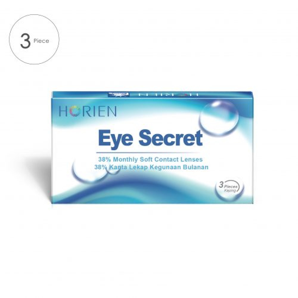 Horien Eye Secret 38% Monthly Clear Contact Lens ( 3pcs ) Horien Eye Secret 38% Monthly Clear Contact Lens ( 3pcs )