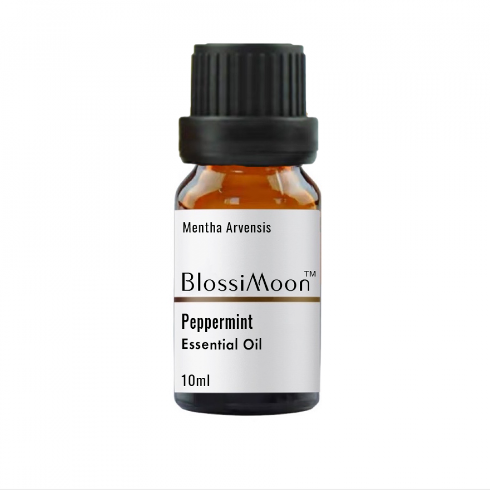 BlossiMoon Peppermint Essential Oil Undiluted 10ml