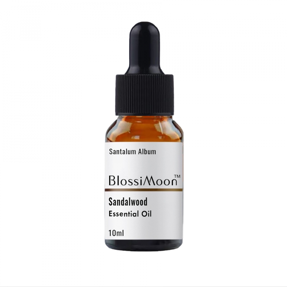 BlossiMoon India Sandalwood Essential Oil Undiluted Grade A 10ml BlossiMoon India Sandalwood Essential Oil Undiluted Grade A 10ml