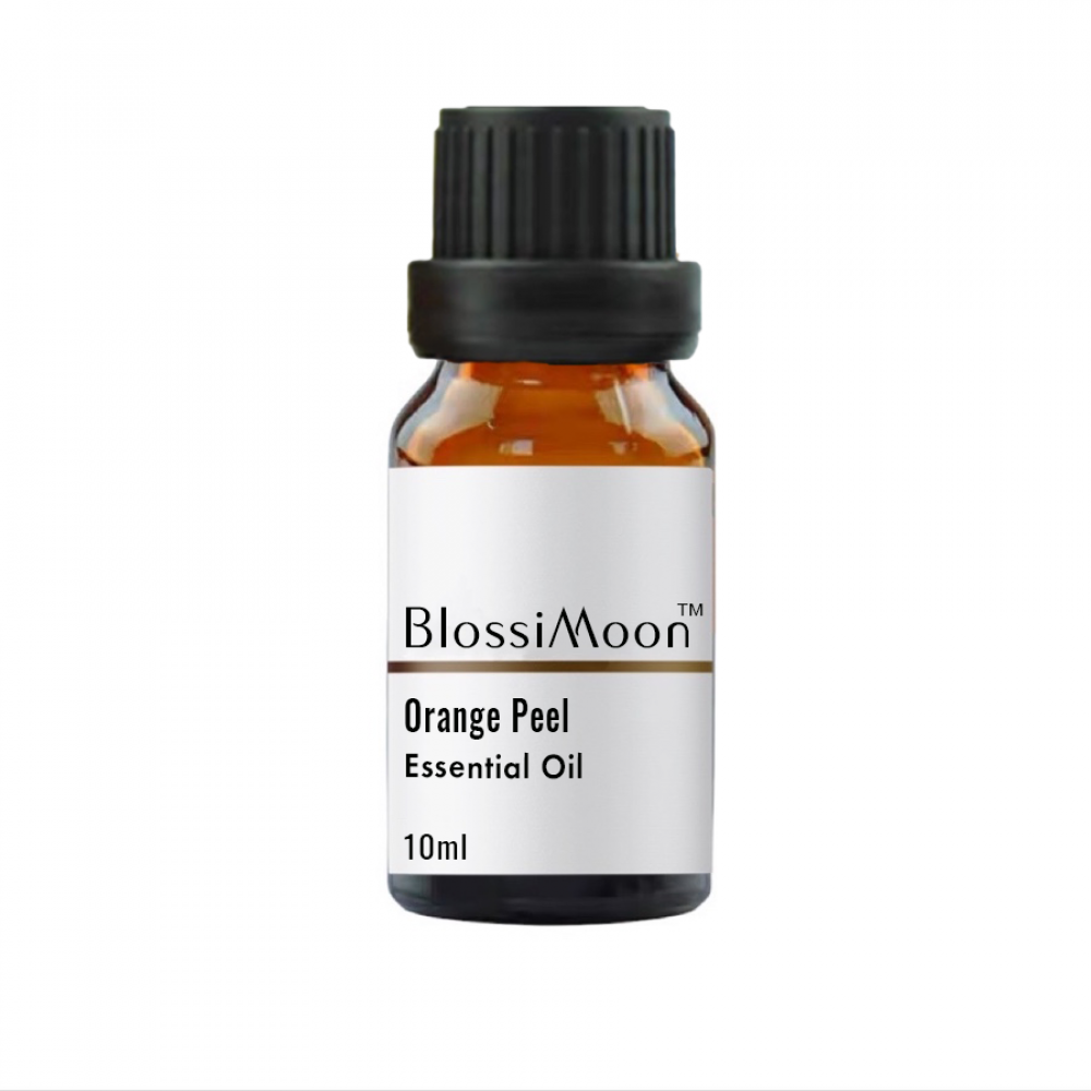 BlossiMoon Orange Peel Essential Oil Undiluted 10ml