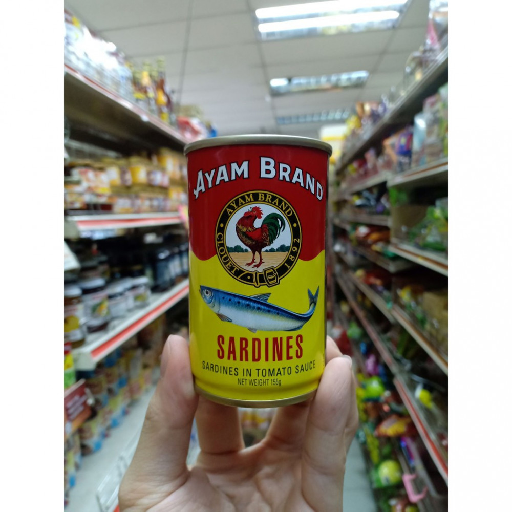 Ayam Brand Sardines in Tomato Sauce Ikan Sardin dalam Sos Tomato 155g Ayam Brand Sardines in Tomato Sauce Ikan Sardin dalam Sos Tomato 155g
