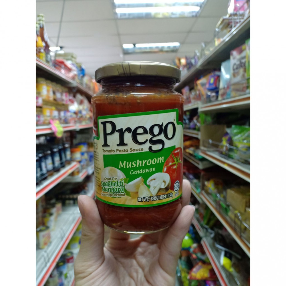 Prego Mushroom Tomato Pasta Sauces 350g Prego Mushroom Tomato Pasta Sauces 350g