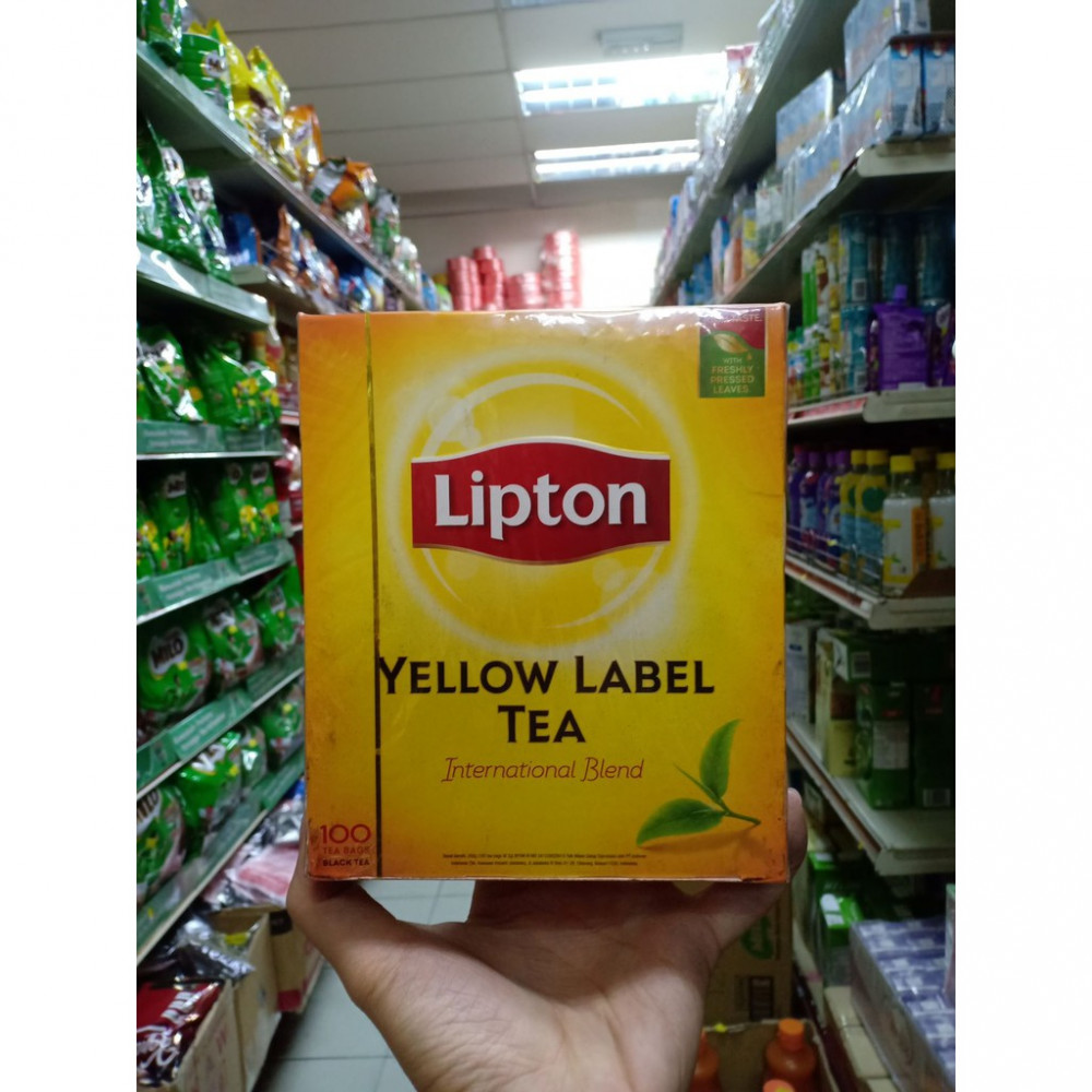 Lipton Yellow Label Tea International Blend 100 Tea Bags Black Teas Lipton Yellow Label Tea International Blend 100 Tea Bags Black Teas