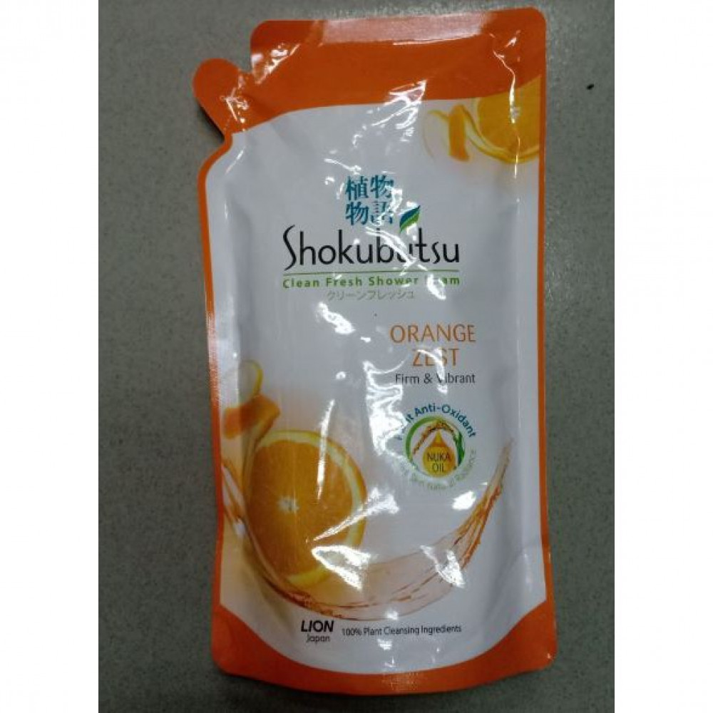 Shokubutsu 植物物语 Orange Zest Firm and Vibrant Shower Foam 550g Shokubutsu 植物物语 Orange Zest Firm and Vibrant Shower Foam 550g