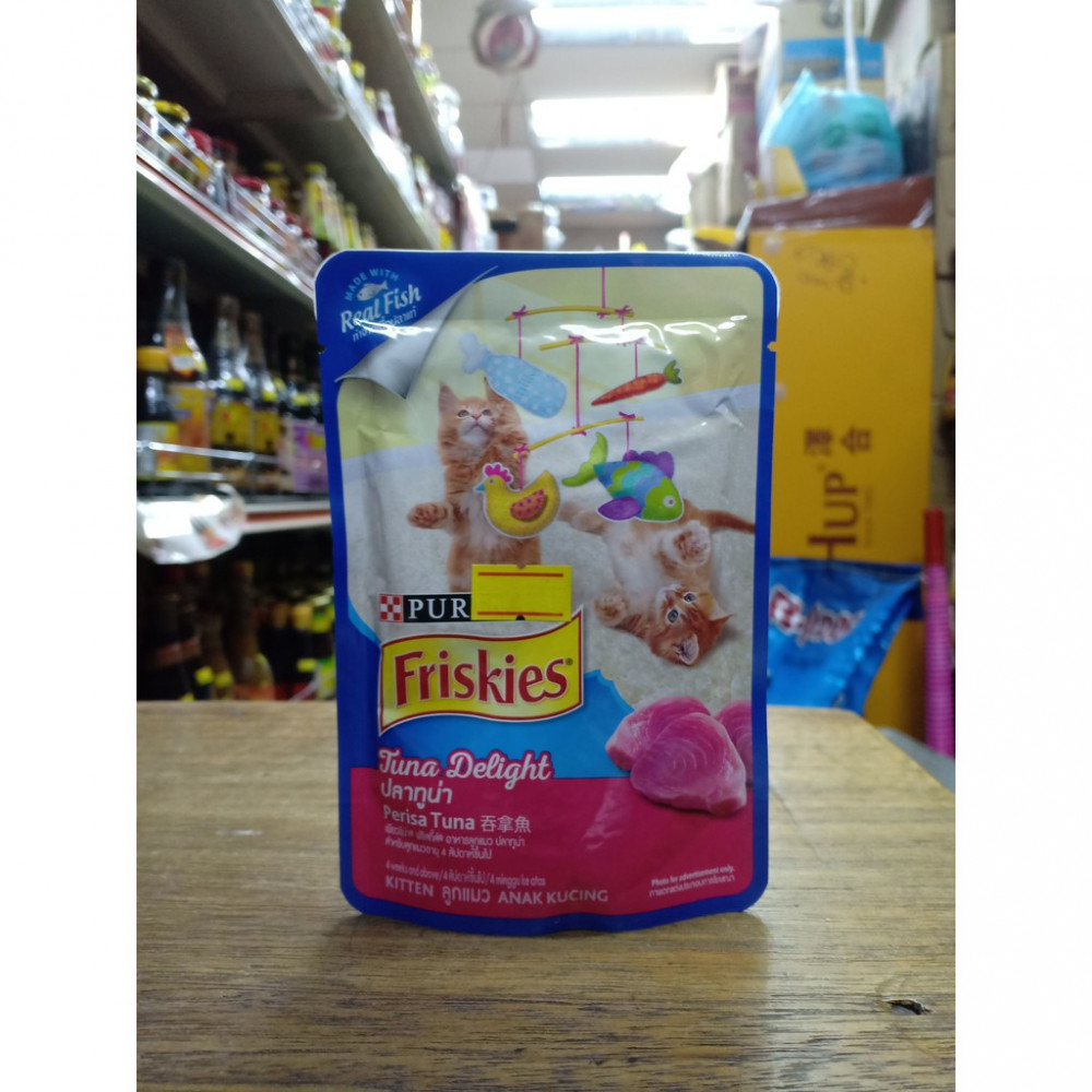 Purina Friskies Tuna Delight Perisa Tuna Real Fish Kitten Anak Kuching Purina Friskies Tuna Delight Perisa Tuna Real Fish Kitten Anak Kuching