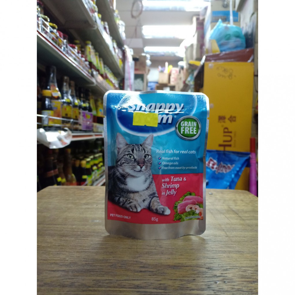 Snappy Tom Grain Free Tuna and Shrimp in Jelly Real Fish Snappy Tom Grain Free Tuna and Shrimp in Jelly Real Fish
