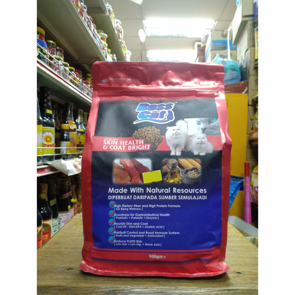 Boss Cat Skin Health and Coat Bright Made with Natural Resource Boss Cat Skin Health and Coat Bright Made with Natural Resource