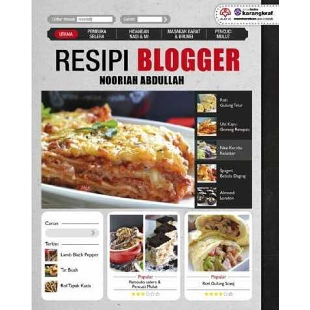 resipi blogger 