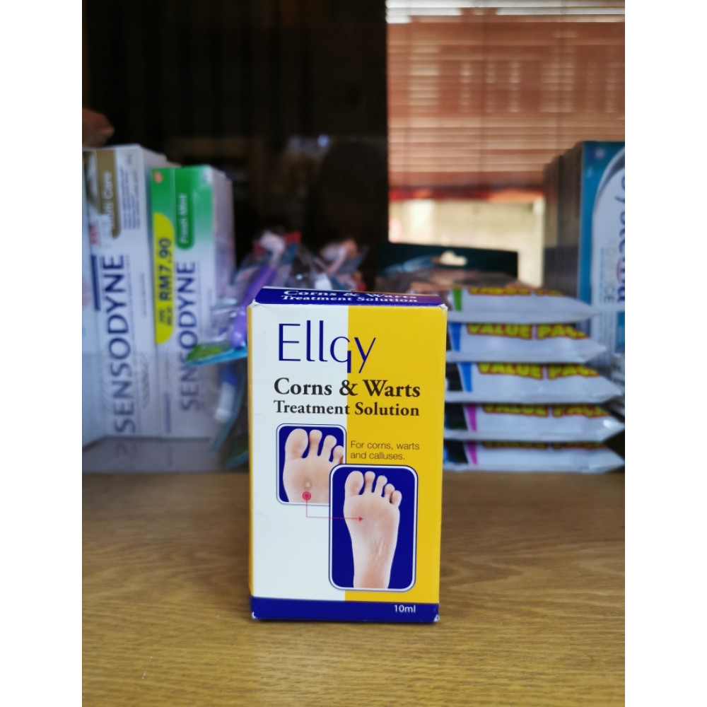 Ellgy Corns & Warts Treatment Solution 10ml Ellgy Corns & Warts Treatment Solution 10ml