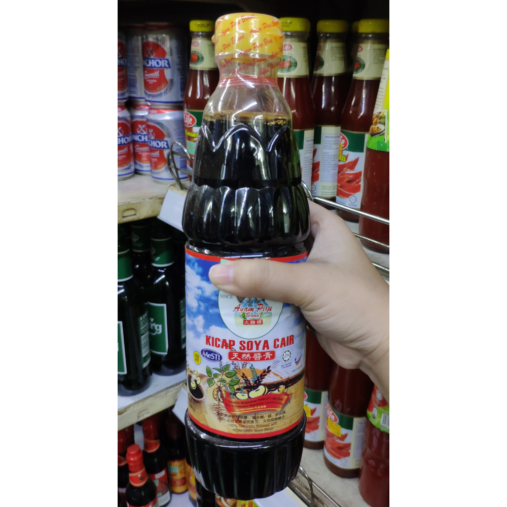 Ayam Piru Brand Kicap Soya Cair 630ml Ayam Piru Brand Kicap Soya Cair 630ml