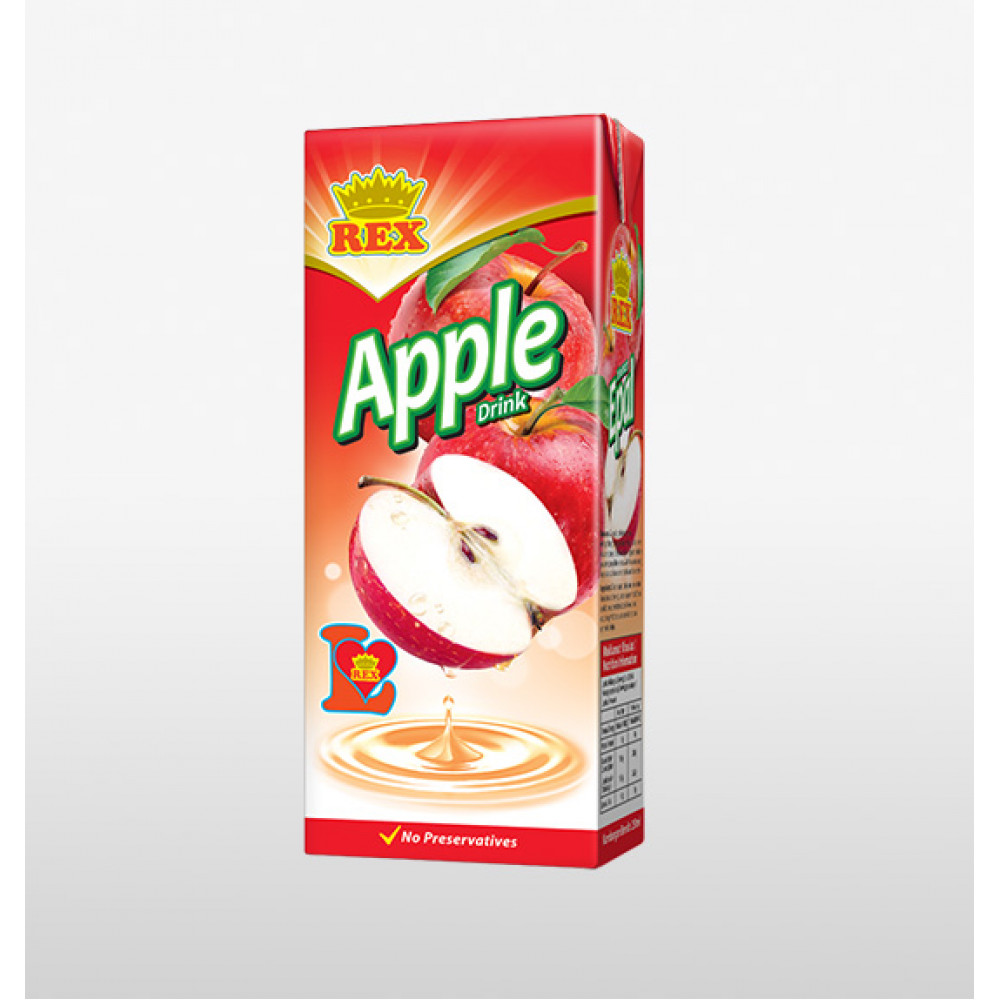 Rex Apple Drinks (24s x 250ml) 1 carton Rex Apple Drinks (24s x 250ml) 1 carton