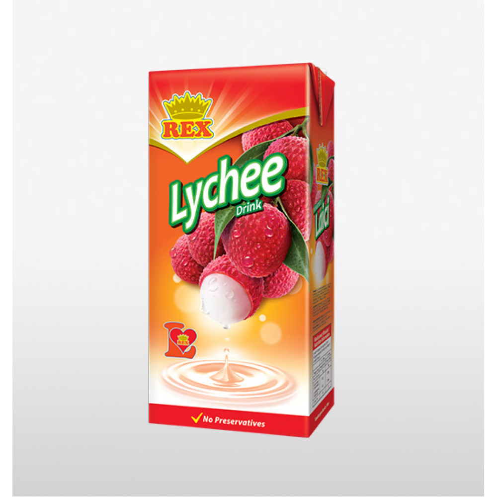 REX Lychee Drinks (24s x 250ml) 1 carton REX Lychee Drinks (24s x 250ml) 1 carton