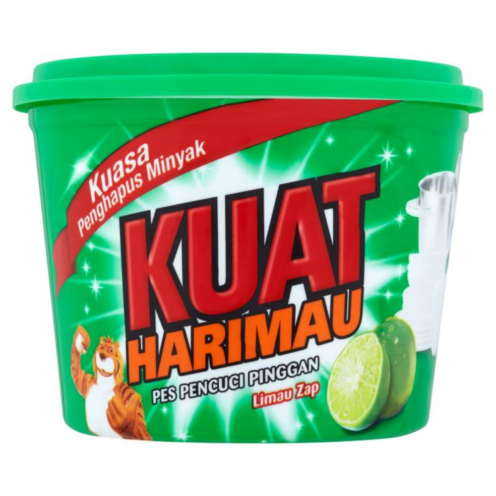 KUAT HARIMAU DISHWASHING PASTE LIME ZAP 800G KUAT HARIMAU DISHWASHING PASTE LIME ZAP 800G