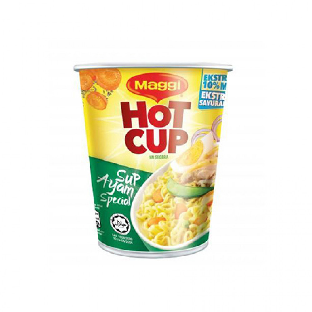 Maggi Hot Cup Sup Ayam 57g Maggi Hot Cup Sup Ayam 57g