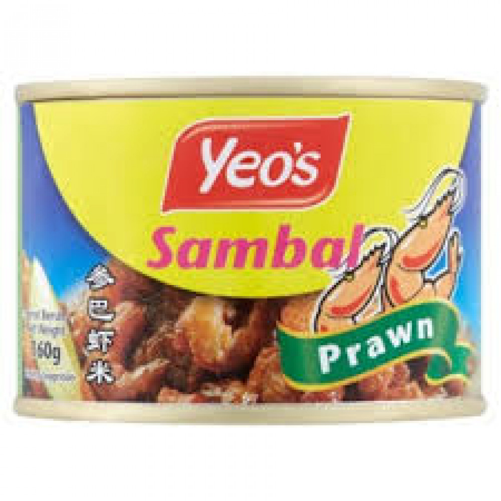 Yeos Sambal Udang 160g Yeos Sambal Udang 160g