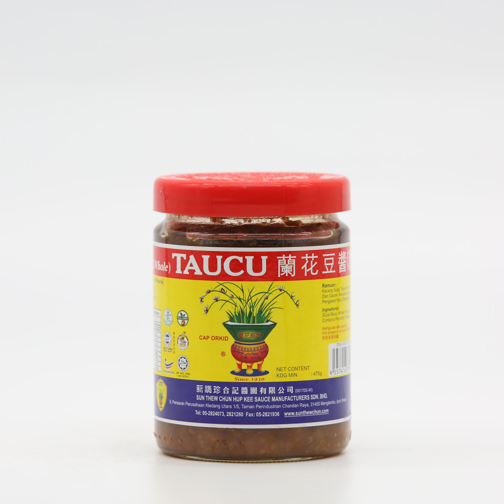 Cap Orkid Taucu Sauce Whole Bean 475g Cap Orkid Taucu Sauce Whole Bean 475g