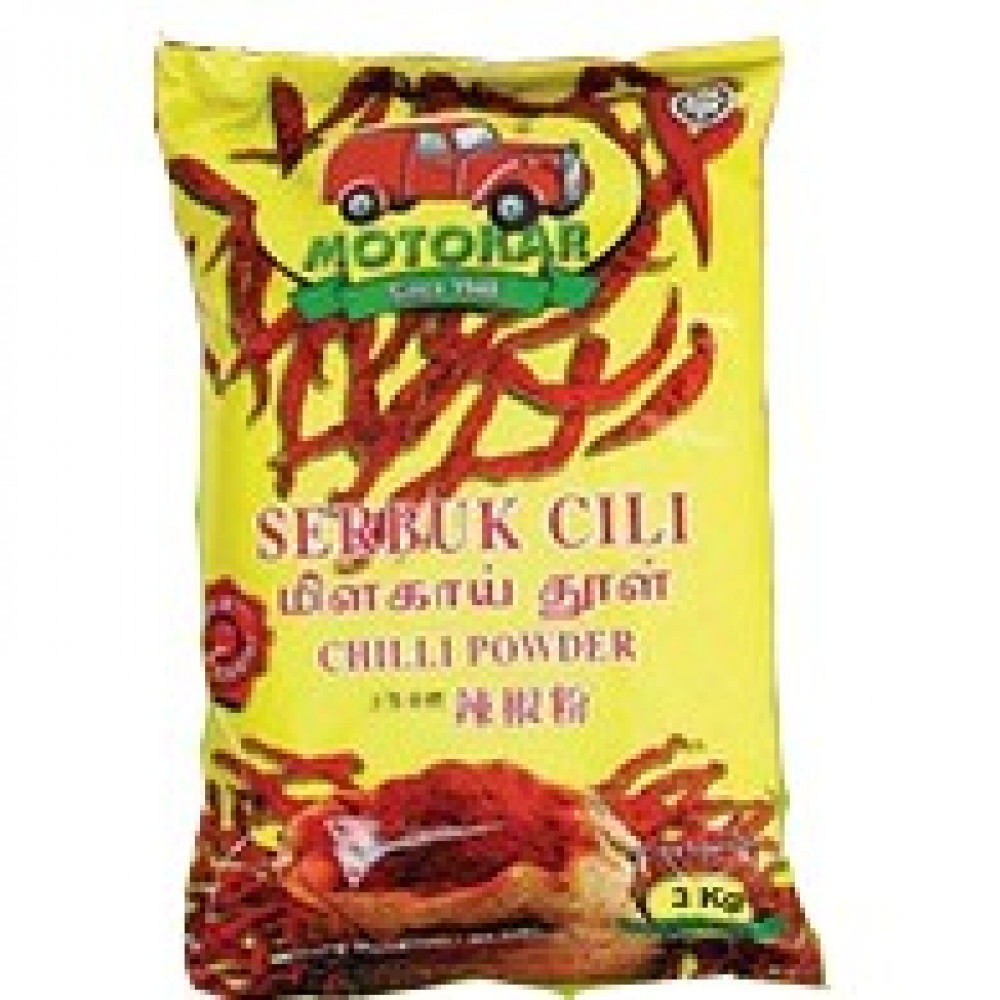 MOTOKAR SERBUK CILI 500g MOTOKAR SERBUK CILI 500g